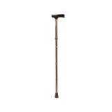 Verstellbarer Gehstock aus Aluminium, Bronze | MOBIAK